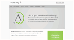 Desktop Screenshot of alice.se