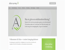 Tablet Screenshot of alice.se